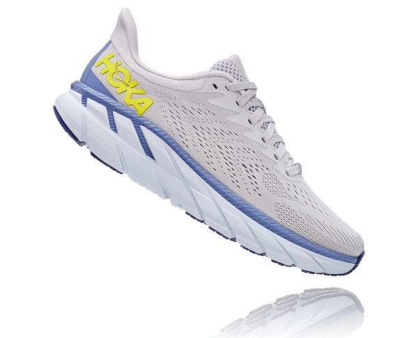 Hoka One One Clifton 7 Womens UK - Grey Road Running Shoes - GOYPW3275